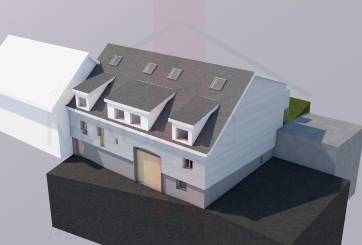 Immeuble à rénover entièrement avec permis