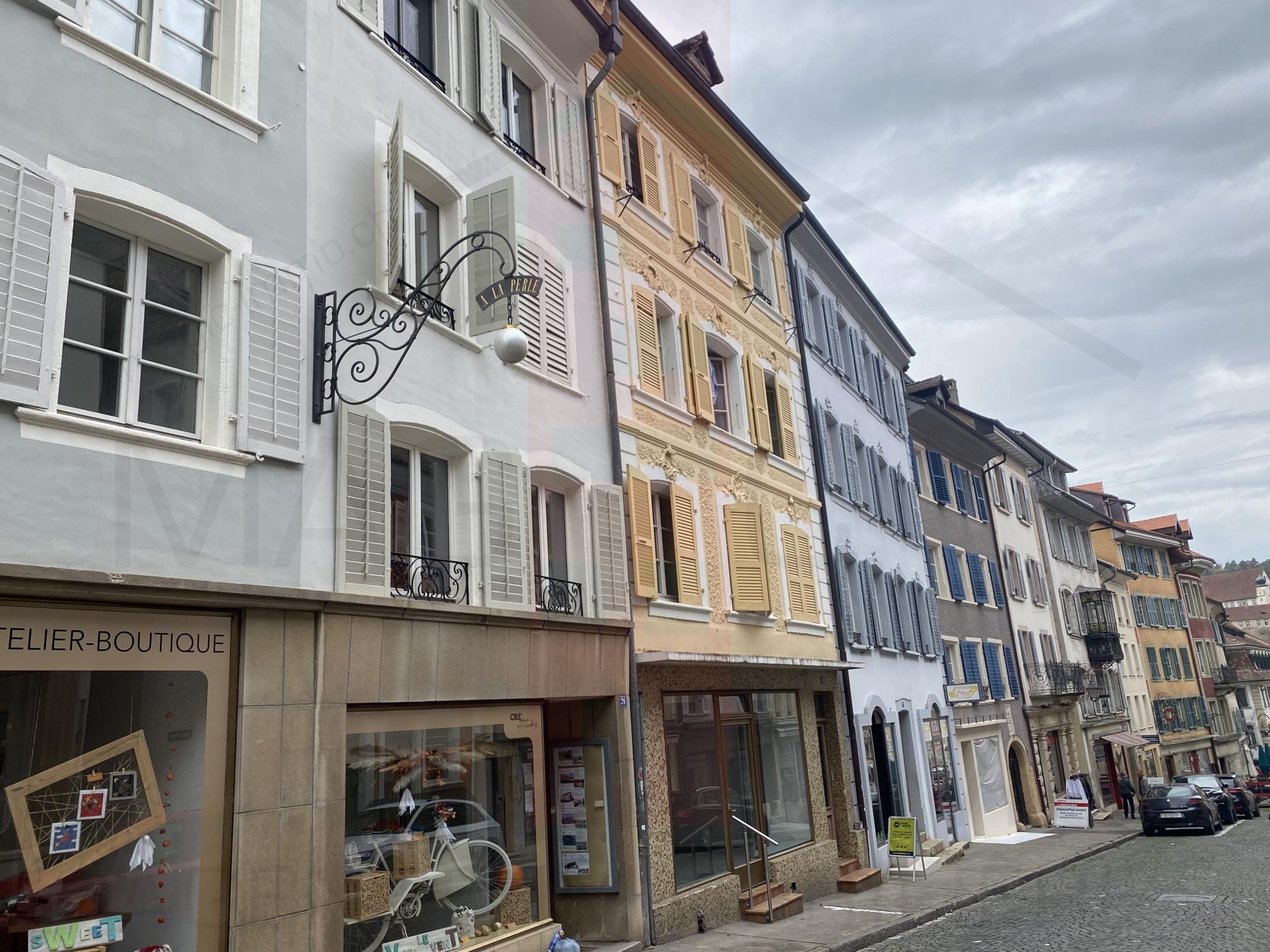 Immeuble de rendement en vieille ville de Porrentruy